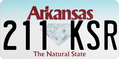AR license plate 211KSR