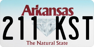 AR license plate 211KST