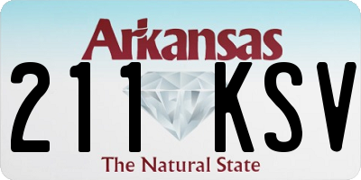 AR license plate 211KSV