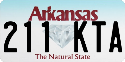 AR license plate 211KTA
