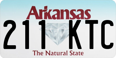 AR license plate 211KTC