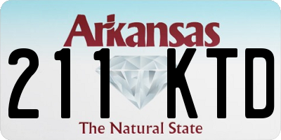 AR license plate 211KTD