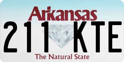 AR license plate 211KTE