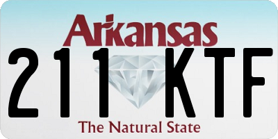 AR license plate 211KTF