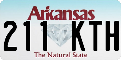 AR license plate 211KTH