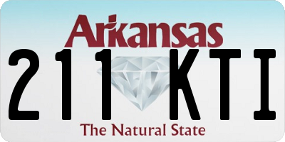 AR license plate 211KTI
