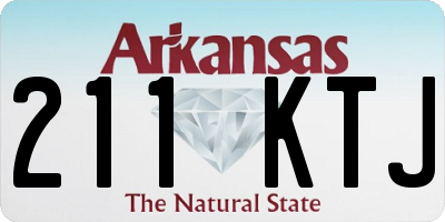 AR license plate 211KTJ