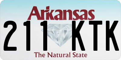 AR license plate 211KTK