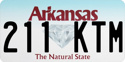 AR license plate 211KTM