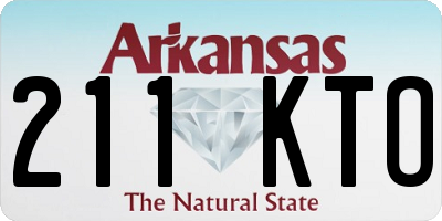 AR license plate 211KTO