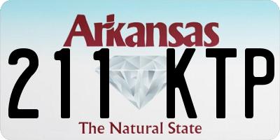 AR license plate 211KTP