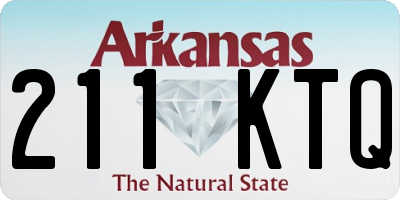 AR license plate 211KTQ