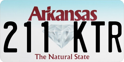 AR license plate 211KTR