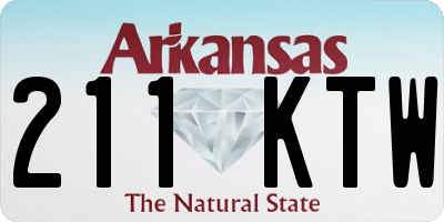 AR license plate 211KTW