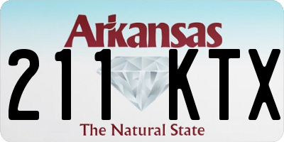 AR license plate 211KTX