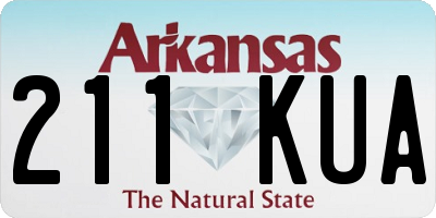 AR license plate 211KUA