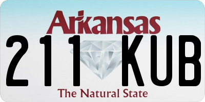 AR license plate 211KUB