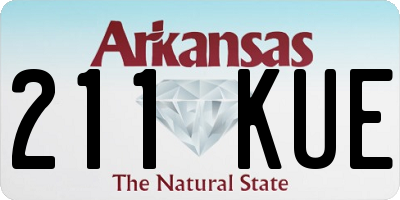 AR license plate 211KUE