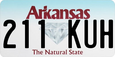 AR license plate 211KUH