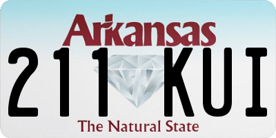AR license plate 211KUI