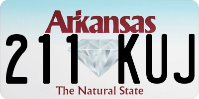 AR license plate 211KUJ