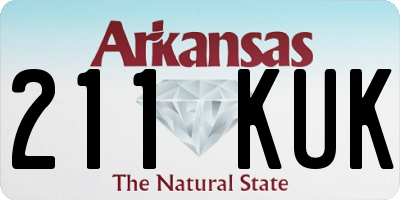 AR license plate 211KUK