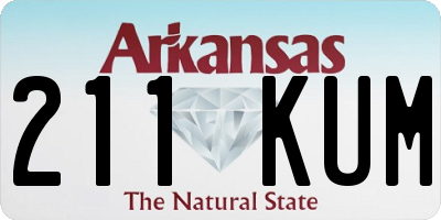 AR license plate 211KUM