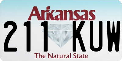 AR license plate 211KUW