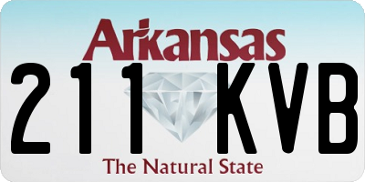 AR license plate 211KVB