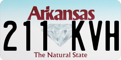 AR license plate 211KVH
