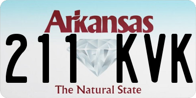 AR license plate 211KVK
