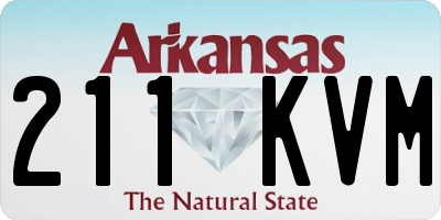 AR license plate 211KVM