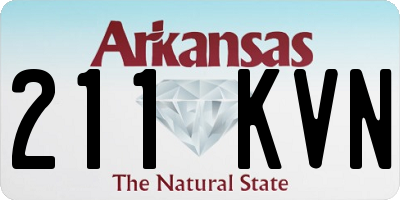 AR license plate 211KVN