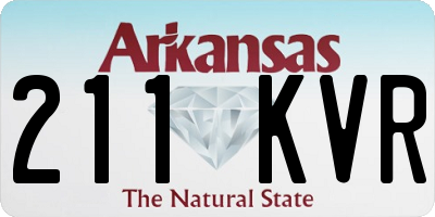 AR license plate 211KVR
