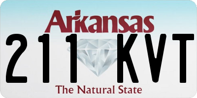 AR license plate 211KVT