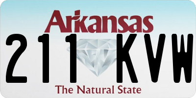 AR license plate 211KVW