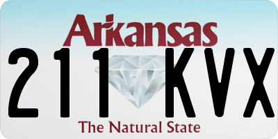 AR license plate 211KVX