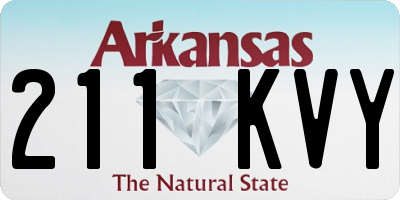AR license plate 211KVY