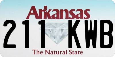 AR license plate 211KWB