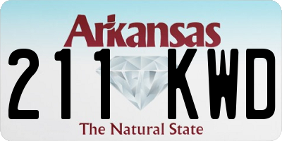 AR license plate 211KWD