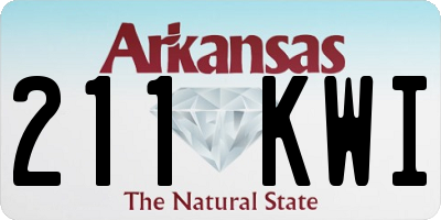 AR license plate 211KWI