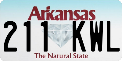 AR license plate 211KWL
