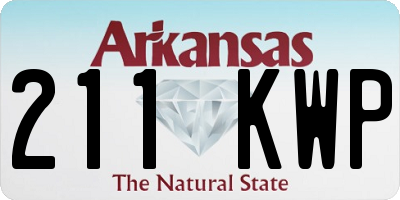 AR license plate 211KWP