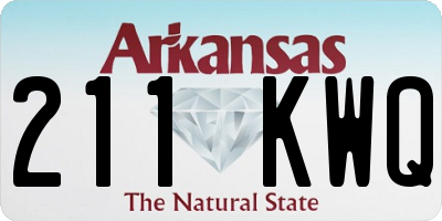 AR license plate 211KWQ
