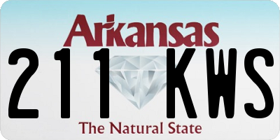 AR license plate 211KWS