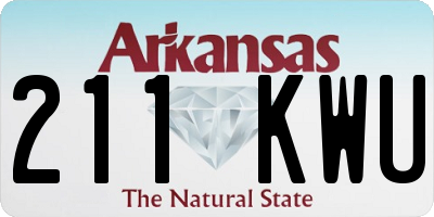AR license plate 211KWU