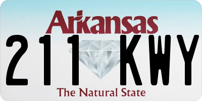 AR license plate 211KWY