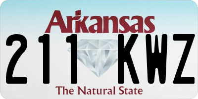 AR license plate 211KWZ