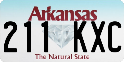AR license plate 211KXC