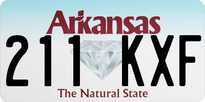 AR license plate 211KXF